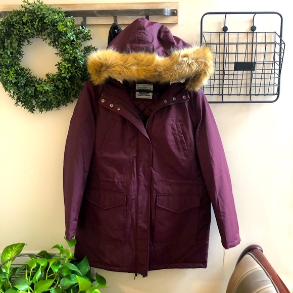 levi's canvas hooded midweight parka